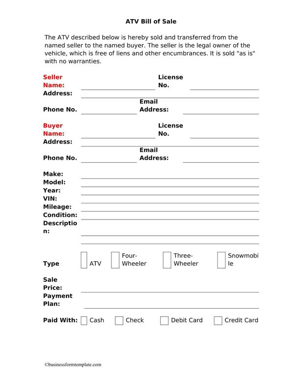 Why is a Snowmobile Receipt Important?